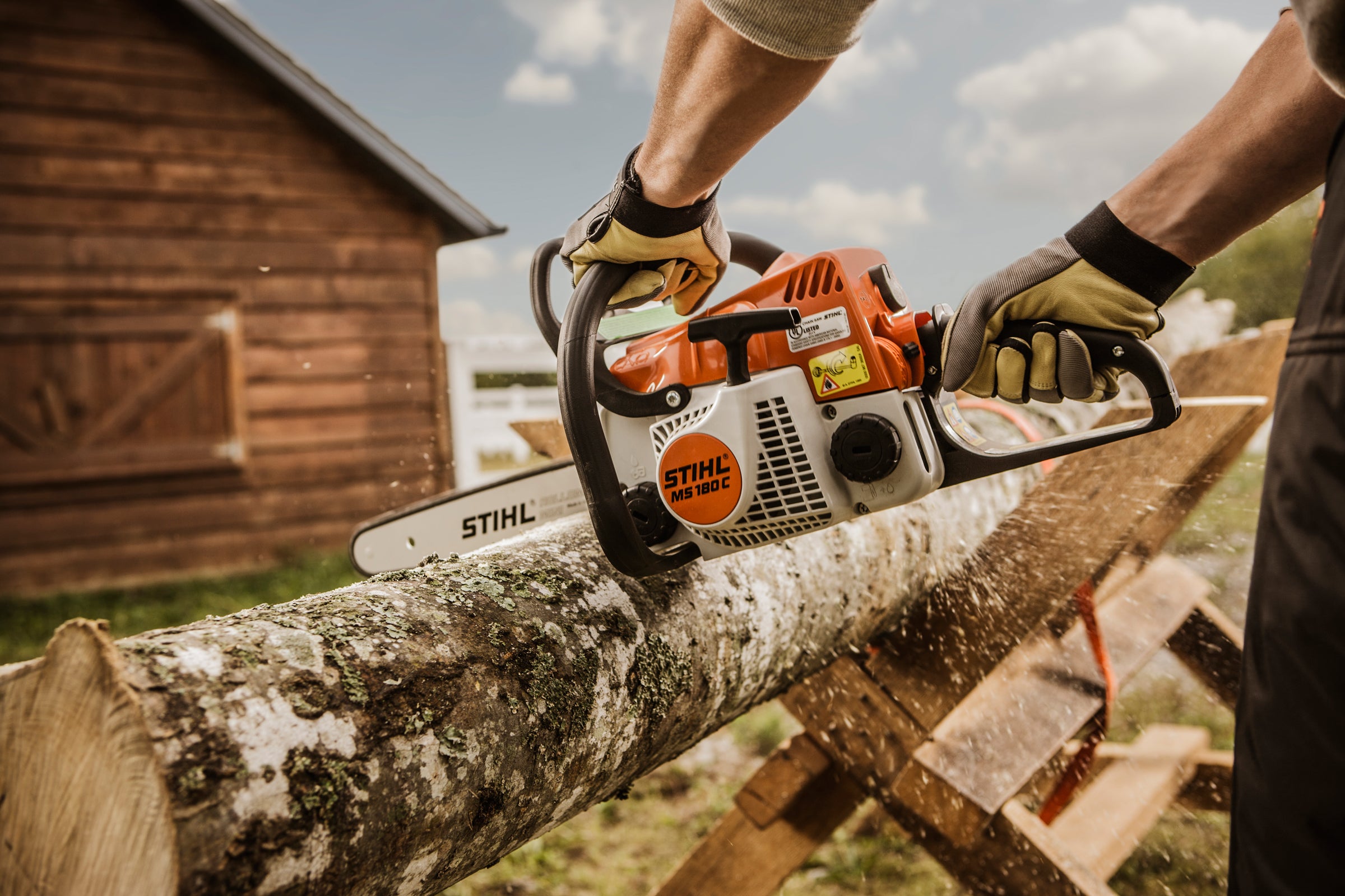 Stihl chainsaw ms180c deals chain